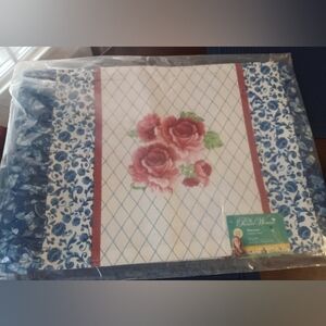 Pioneer Woman Rose Ruffle Placemats-set Of 4